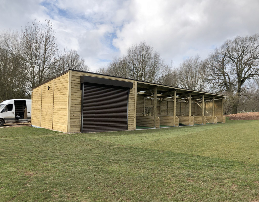 Golf Driving Ranges at Rebrof Timber Buildings