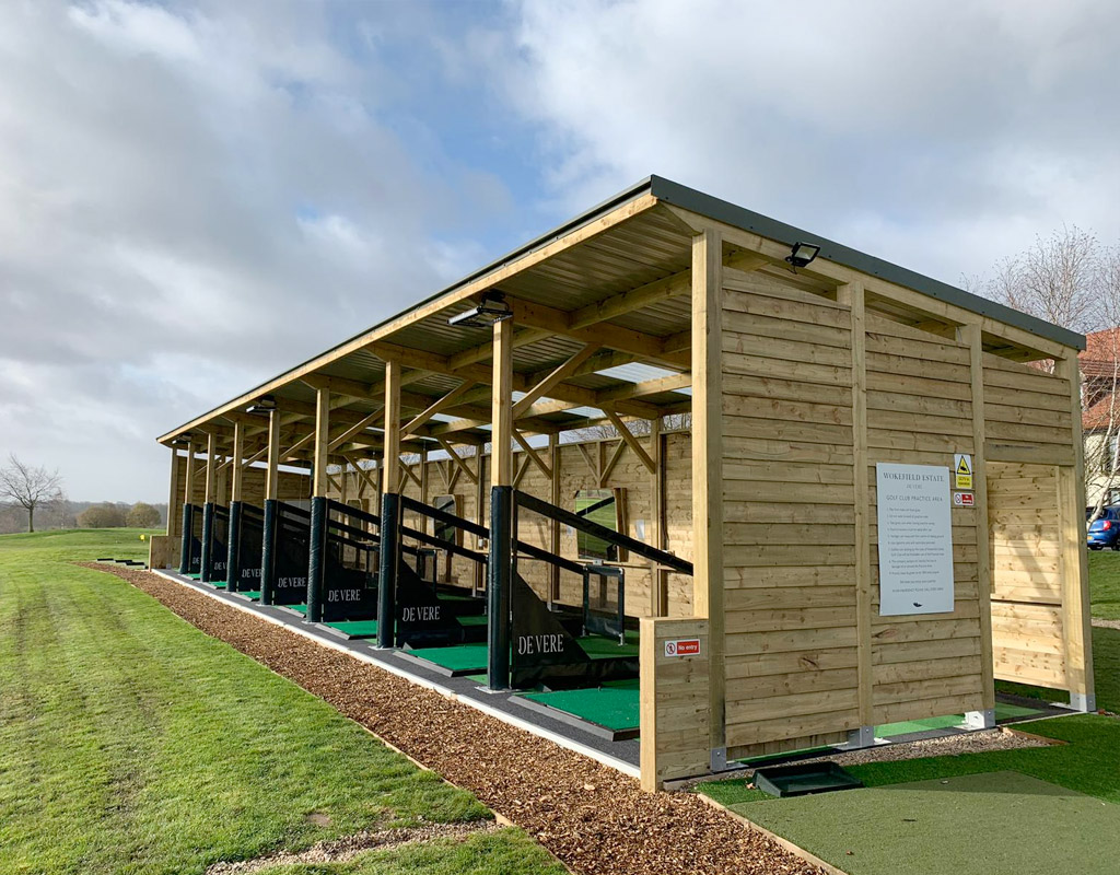 Golf Driving Ranges at Rebrof Timber Buildings