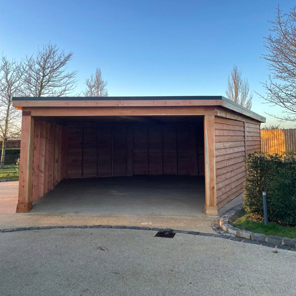 Oak Framed Garages at Rebrof Timber Buildings