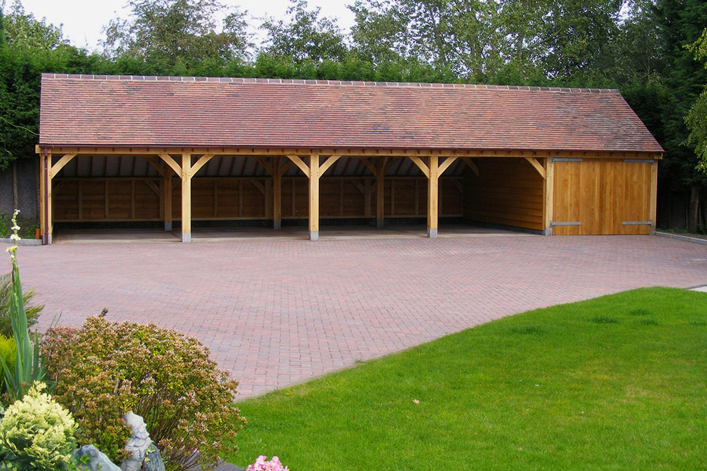 Oak Framed Garages at Rebrof Timber Buildings