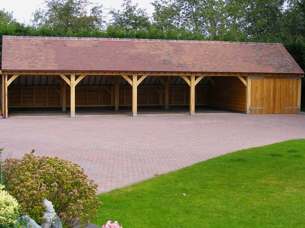 Timber Garages at Rebrof Timber Buildings