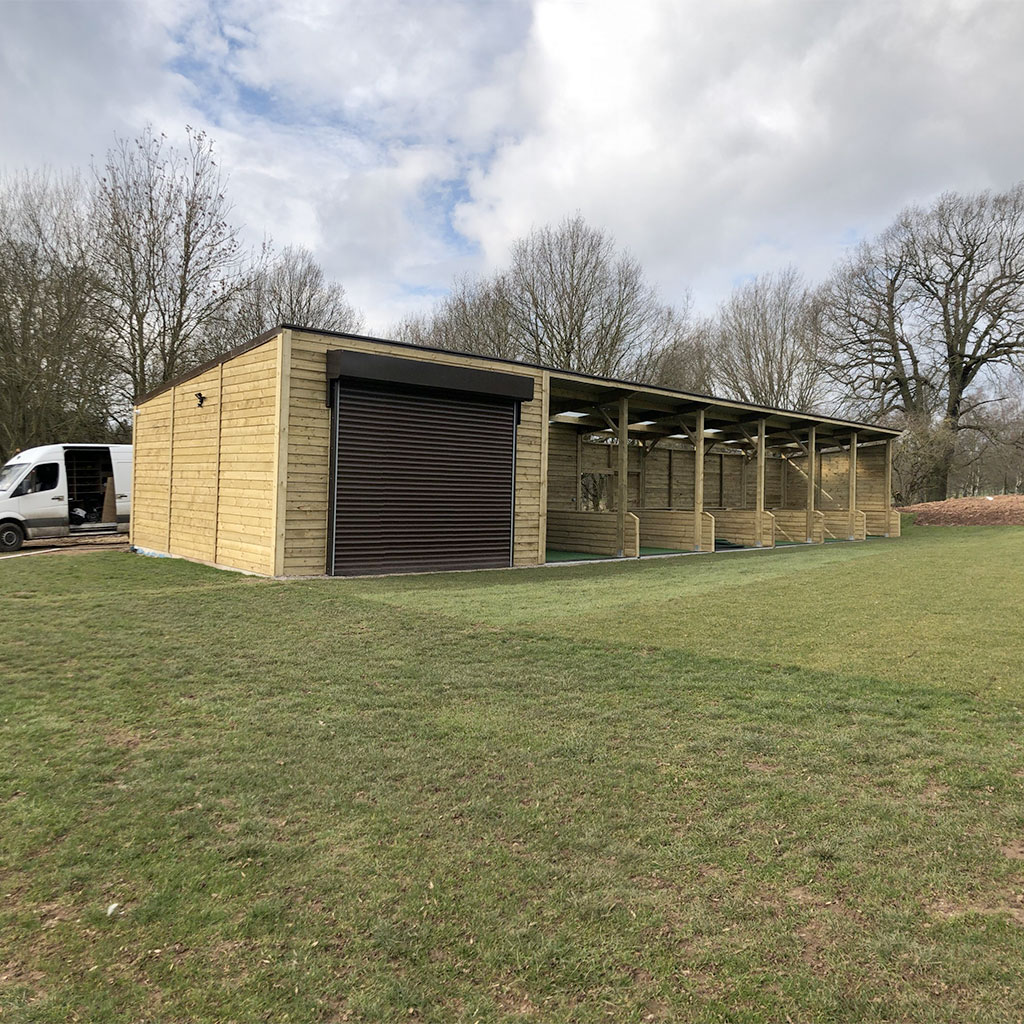 Golf Driving Range at Rebrof Timber Buildings