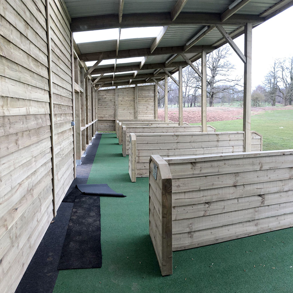 Golf Driving Range at Rebrof Timber Buildings