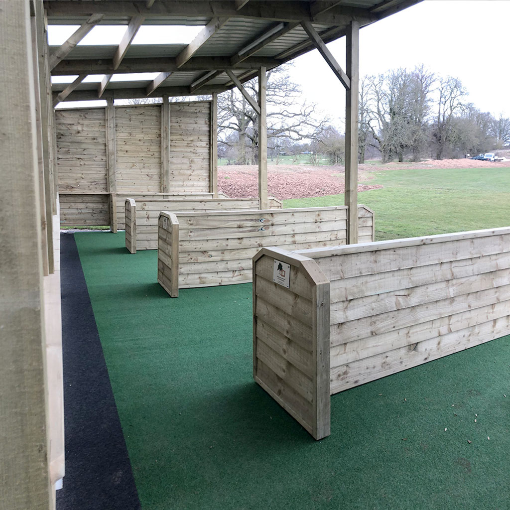 Golf Driving Range at Rebrof Timber Buildings