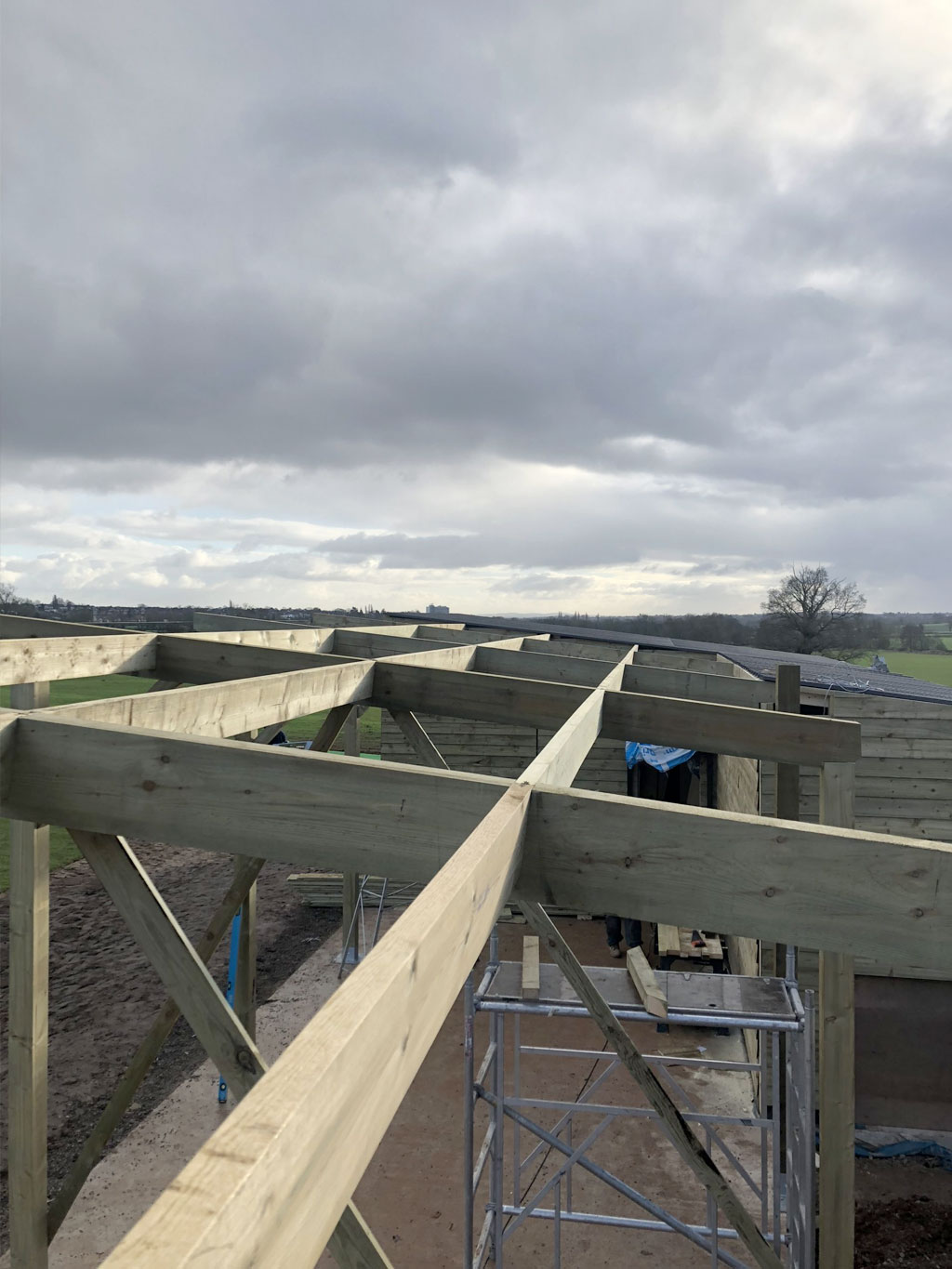 Golf Driving Range at Rebrof Timber Buildings