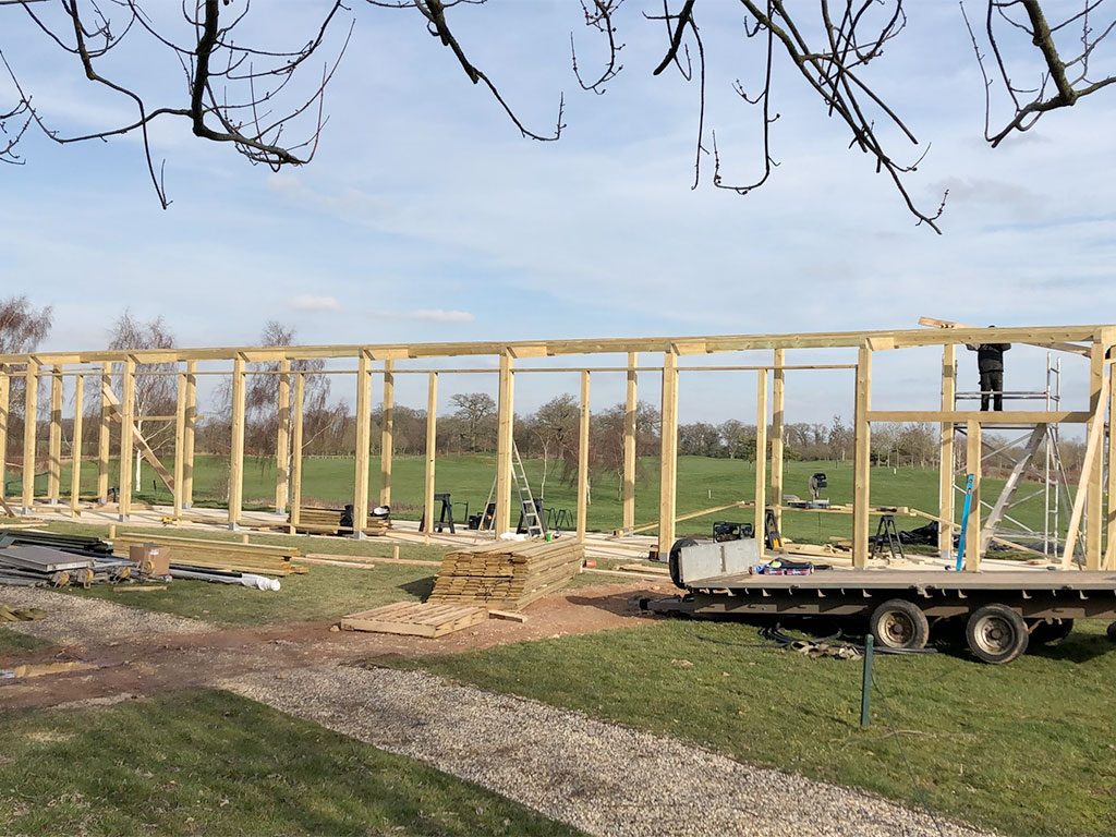 Golf Driving Range at Rebrof Timber Buildings