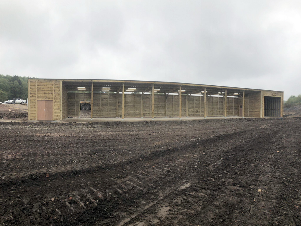 Golf Driving Range at Rebrof Timber Buildings